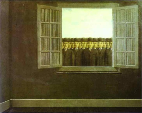 The Month of the Grape Harvest, 1959  [Image courtesy: rene-magritte.net]